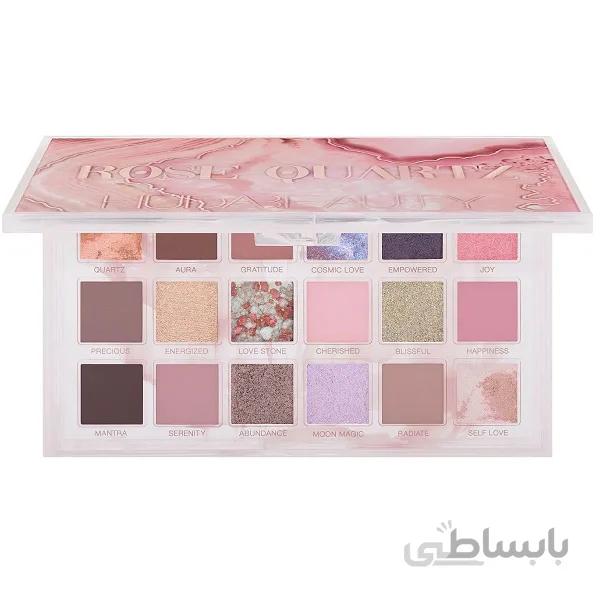 پالت سایه هدی بیوتی HUDABEAUTY مدل رز کوارتز ROSE QUARTZ