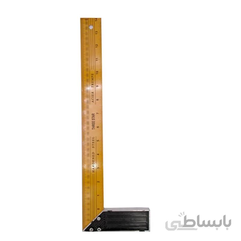 گونیا پایه دار Three Star استیل 50 سانتیمتر