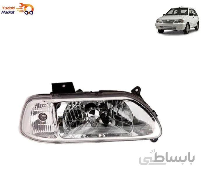 چراغ جلو پراید 131 بدون موتور راست اس ان تی SNT