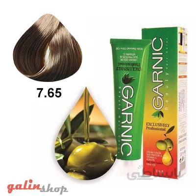 رنگ مو گارنیک شماره 7.65 سری شکلاتی GARNIC