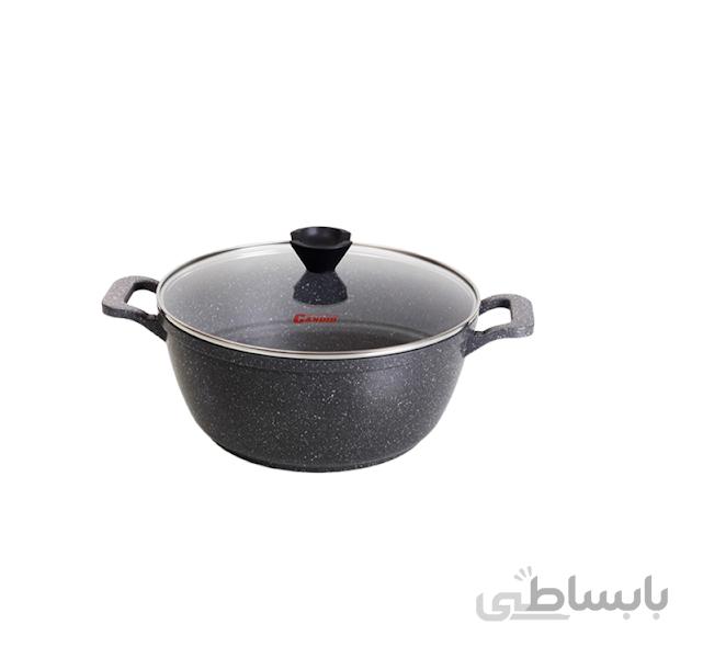 قابلمه تک سایز 20 مدل پروانه دو رو خاکستری