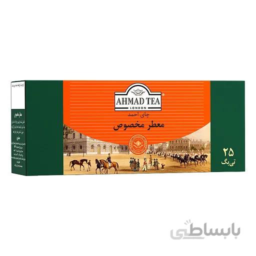 چای کیسه ای معطر مخصوص 25 عددی احمد