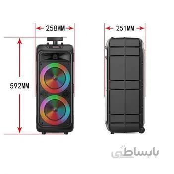 اسپیکر دبل ساب 8برند ZQSمدل 8211