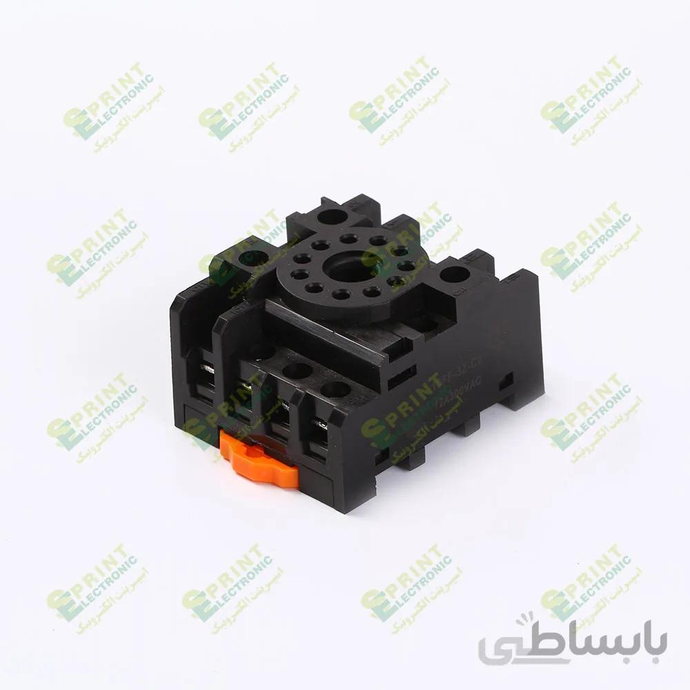 سوکت رله پایه گرد ریلی 11 پایه 10FF-3Z-C2