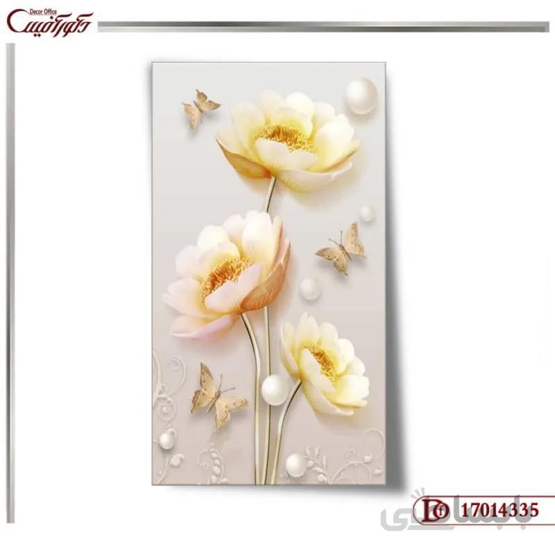 کاغذ دیواری سه بعدی گل 4335 ا 3D Flower Wallpaper 4335