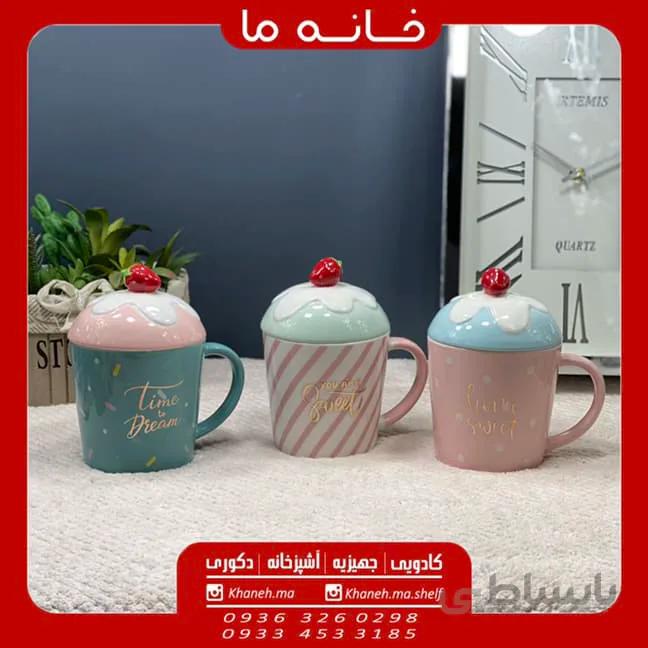 ماگ سرامیکی فانتزی مدل کاپ کیک