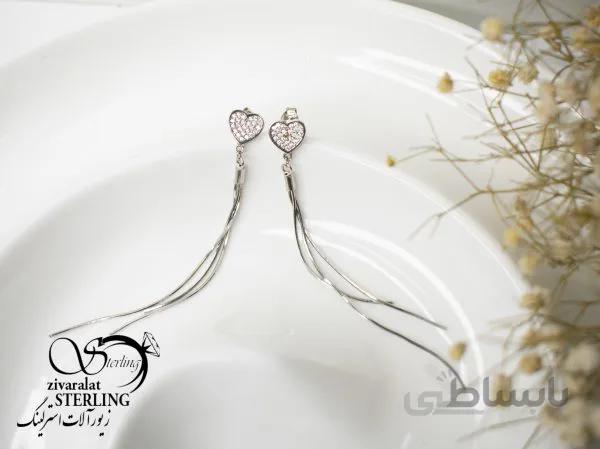 گوشواره نقره کد 180566