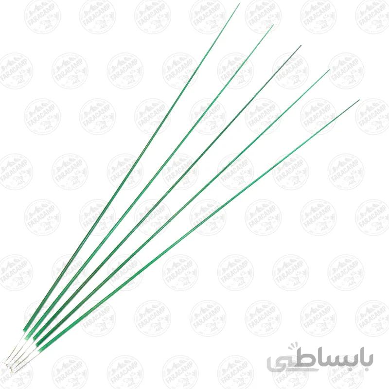 یدک سر چوب ماهیگیری توپر 50 سانت رنگ سبز