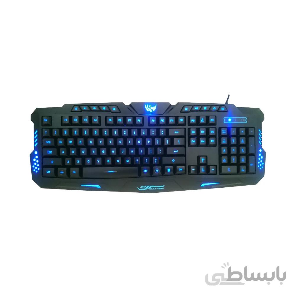 کیبورد گیمینگ Wired M200 Three Color Backlighting Game Keyboard