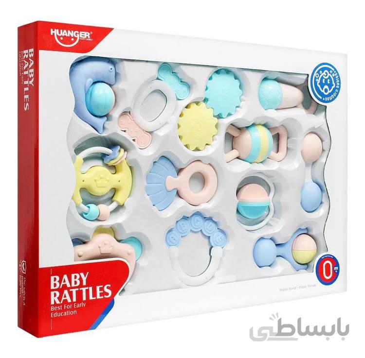 جغجغه و دندانگیر 12 عددی هانگر Huanger