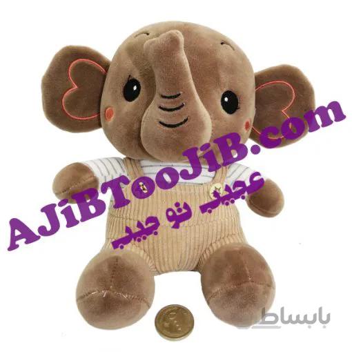 فیل فانتزی مخملی لباس بند دار