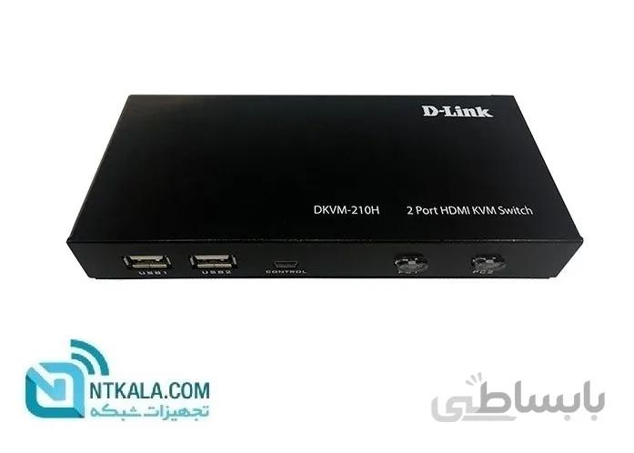 سوییچ 2 پورت KVM دی لینک مدل DKVM-210H