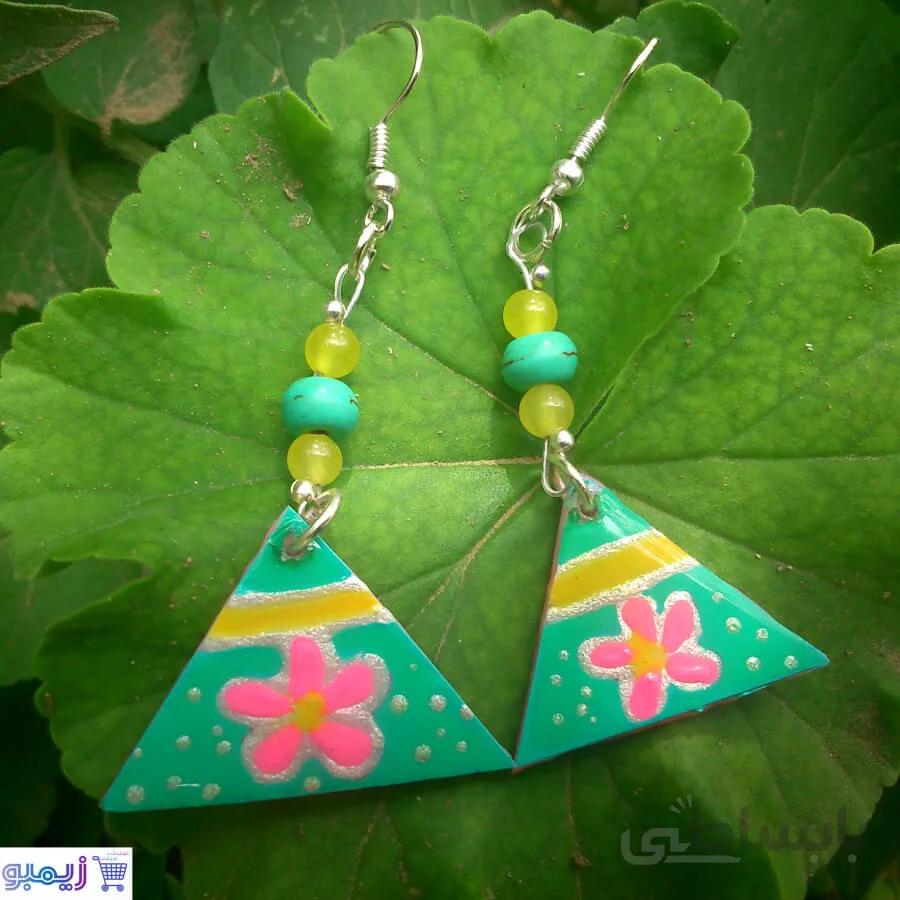 گوشواره طرح مثلث