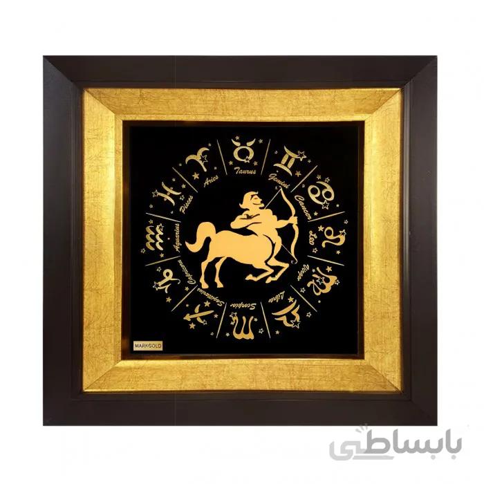 تابلو طلا نماد ماه تولد آذر TS09