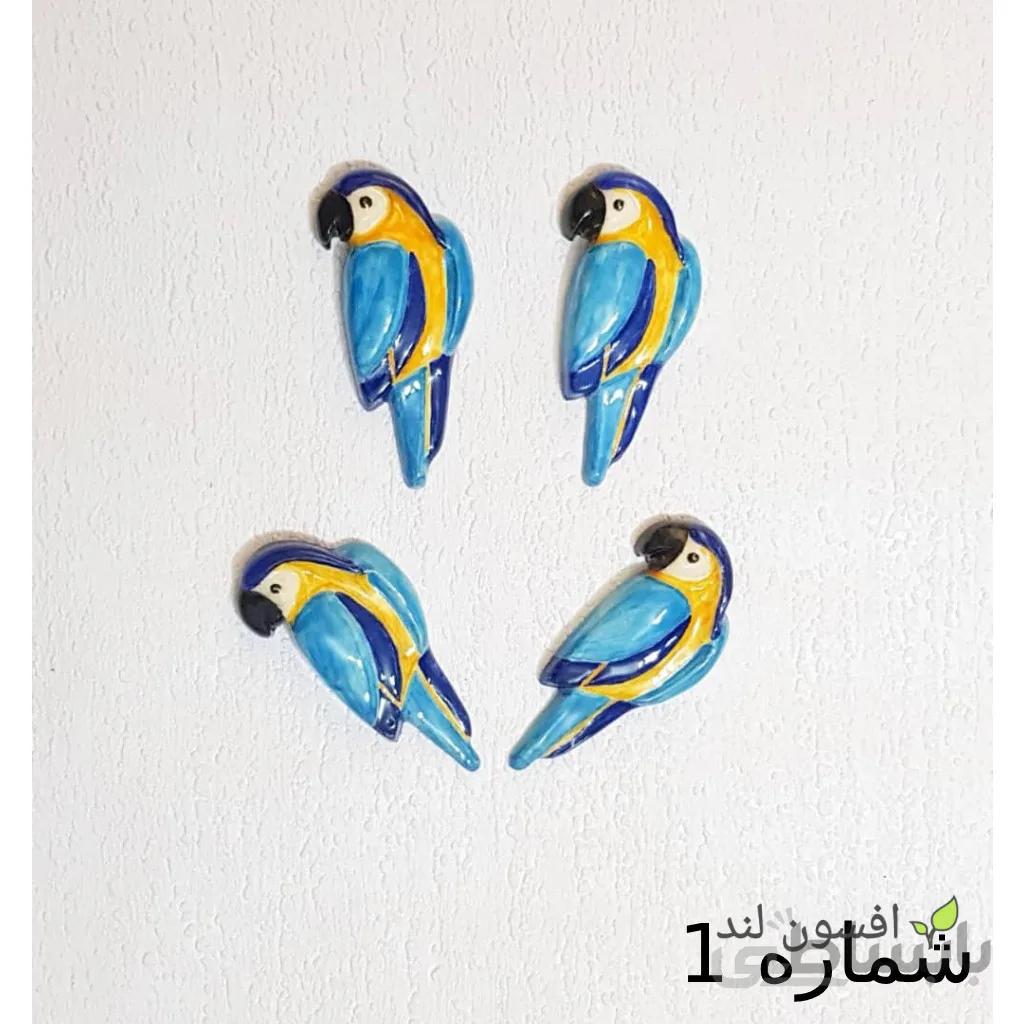 مگنت سرامیکی طوطی دست ساز