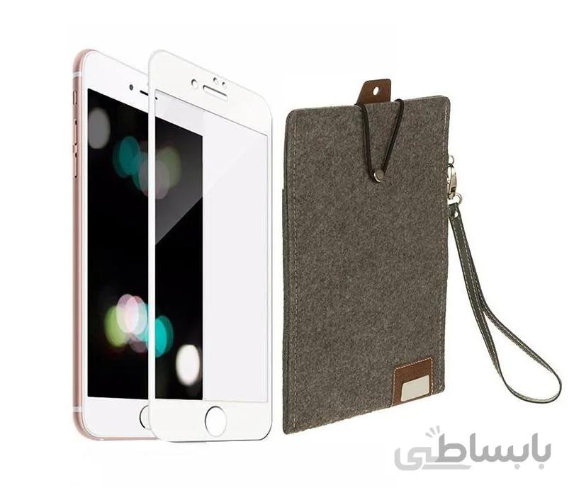 محافظ صفحه نمایش شیشه ای موکول مدل BH01-A-i7-4-B مناسب برای گوشی موبایل آیفون 7