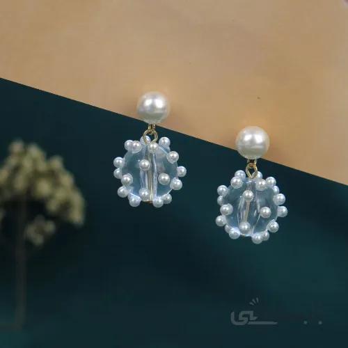 گوشواره گوی مروارید دار