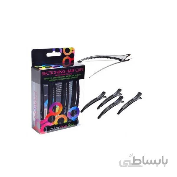 کلیپس (گیره) مو فرامار FRAMAR مدل Framar Super Sectioners Black