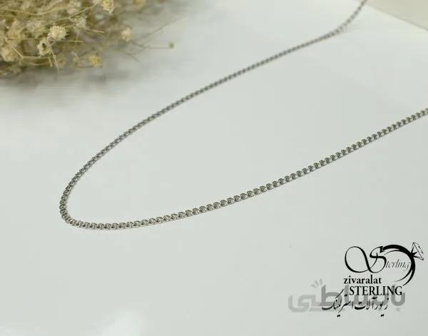 زنجیر نقره کد 5394