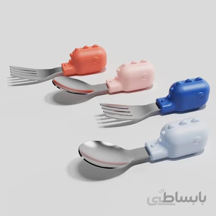 قاشق و چنگال استیل هی اور شی Heorshi