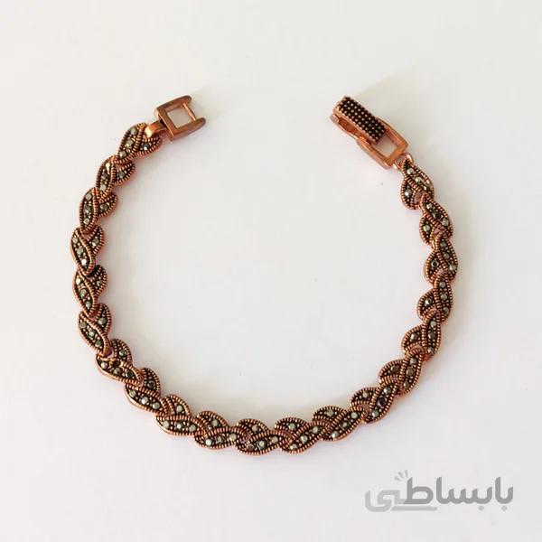 دستبند مسی مارگازیت پر کد JW329