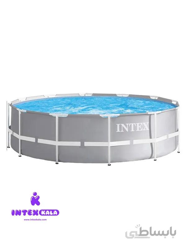 استخر پیش ساخته فریمی گرد با قطر 305 اینتکس مدل 26702