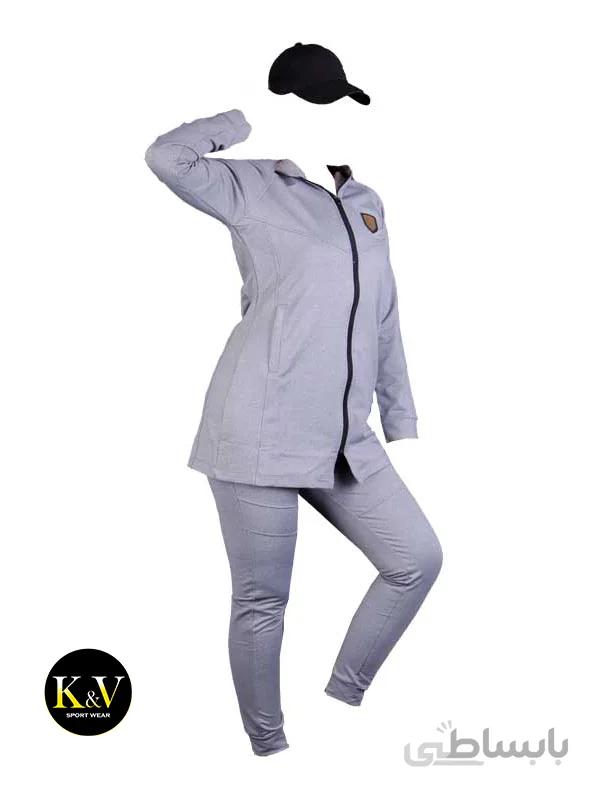ست مانتو شلوار ورزشی زنانه کلاهدار ا Womens hooded sweatpants set