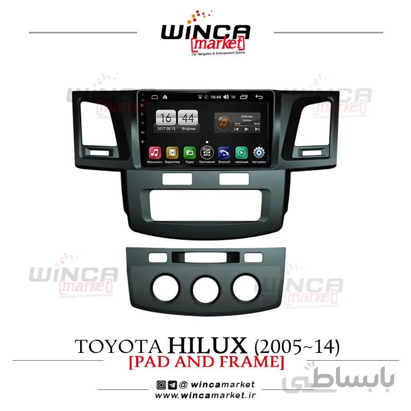 مانیتور اندروید فابریک تویوتا هایلوکس (2011-2015) Hilux وینکا سری اس 170 پلاس تی ال TL855