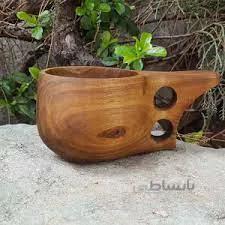 لیوان چوبی کوکسا (چوب گردو) کد 1