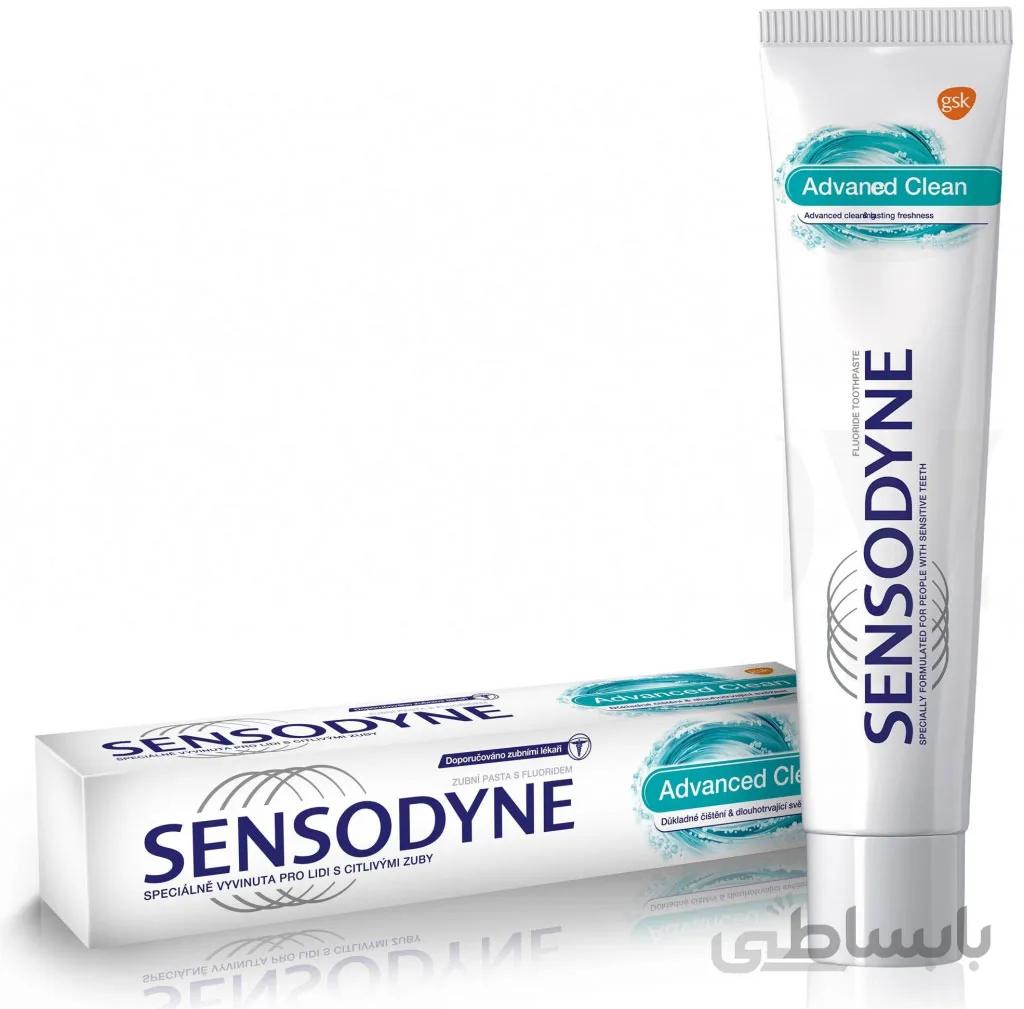 خمیردندان سنسوداین مدل advanced clean