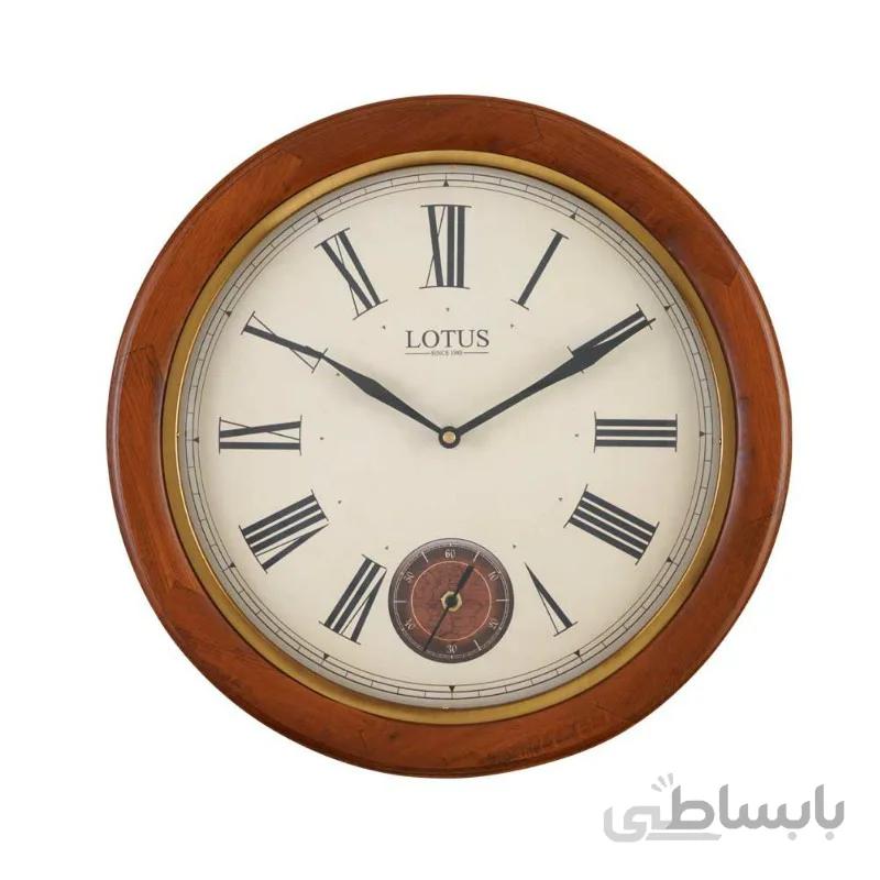 ساعت دیواری چوبی لوتوس مدل 785
