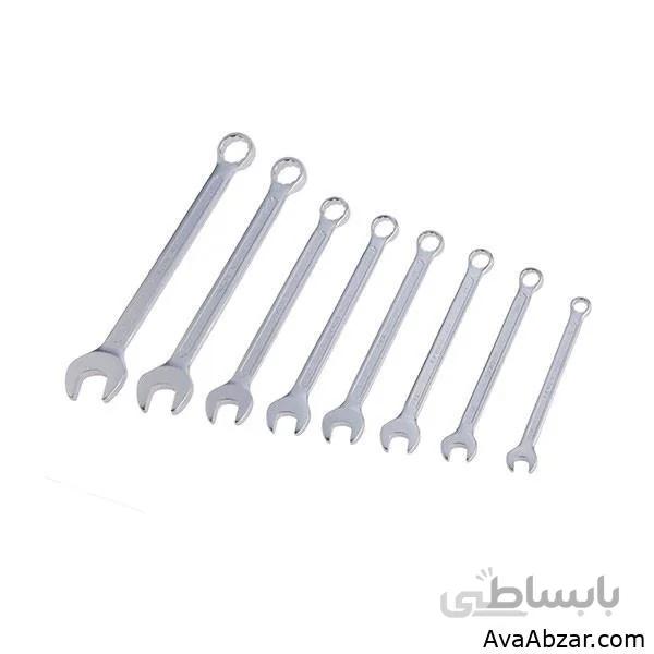 ست 12 عددی آچار یک سر تخت یک سر رینگ نوا مدل NTS-1068