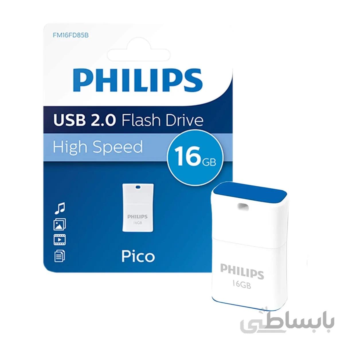 فلش مموری فیلیپس مدل Pico ظرفیت ۱۶ گیگابایت(پک5عددی)