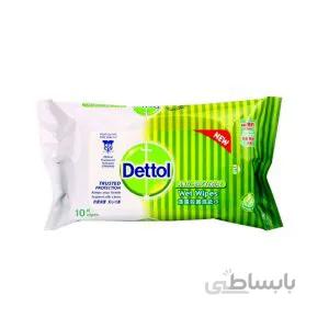 دستمال مرطوب دتول - Dettol آنتی باکتریال 10 برگی