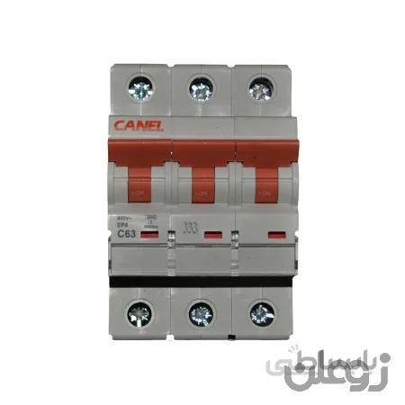 کلید مینیاتوری سه فاز 63 آمپر کانل تیپ C