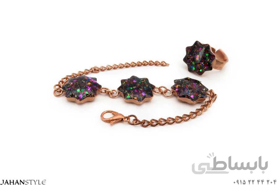 نیم ست مسی زنانه و دخترانه کد 587905