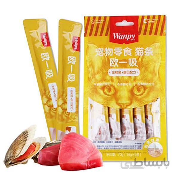 بستنی گربه ونپی با طعم ماهی تن و کاد ۵ عددی
