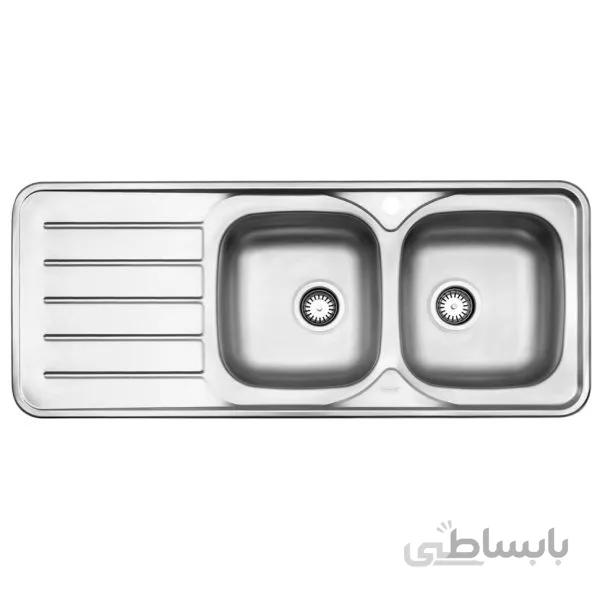 سینک استیل البرز مدل 218 توکار