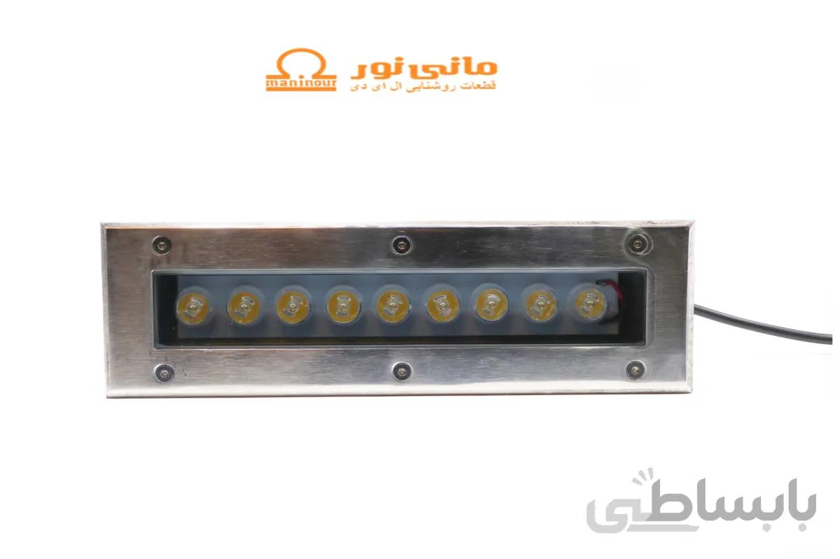 چراغ والواشر دفنی 9 وات 30 سانتی