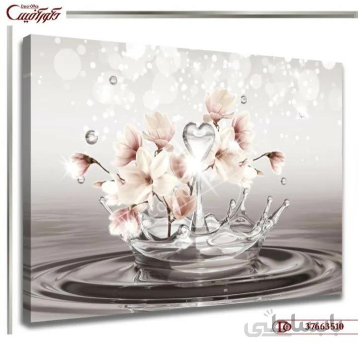 تابلو دیواری گل سه بعدی 3510 ا 3D flower wall painting 3510