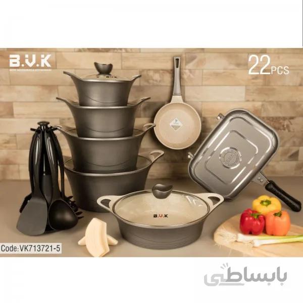 سرویس پخت و پز 22 پارچه بی.وی.کی مدل 713721