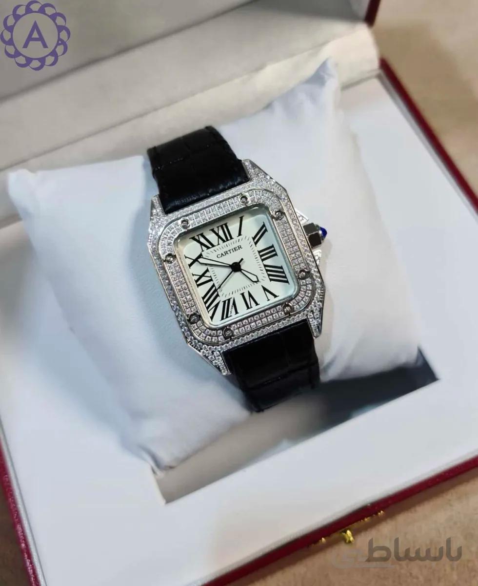 ساعت مچی زنانه کارتیر مدل Cartier Santos 6213C