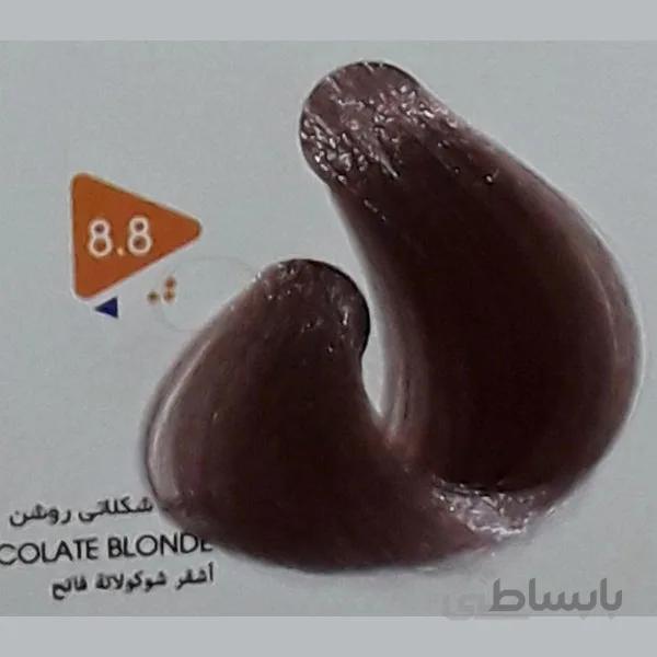 رنگ مو ویتامول (Vitamol) بلوند شکلاتی روشن (شماره 8/8 شکلاتی) حجم 120 میل
