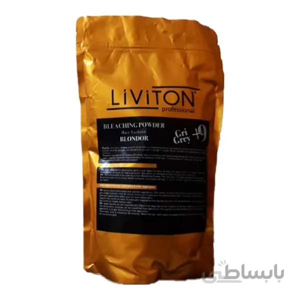 پودر دکلره خاکستری لیویتون Liviton حجم 500 گرم