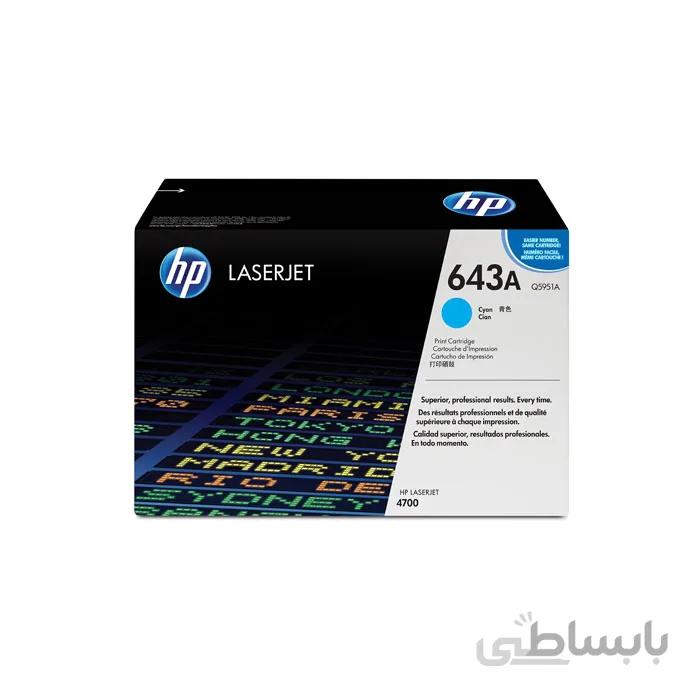 تونر کارتریج لیزری آبی اچ پی 643A