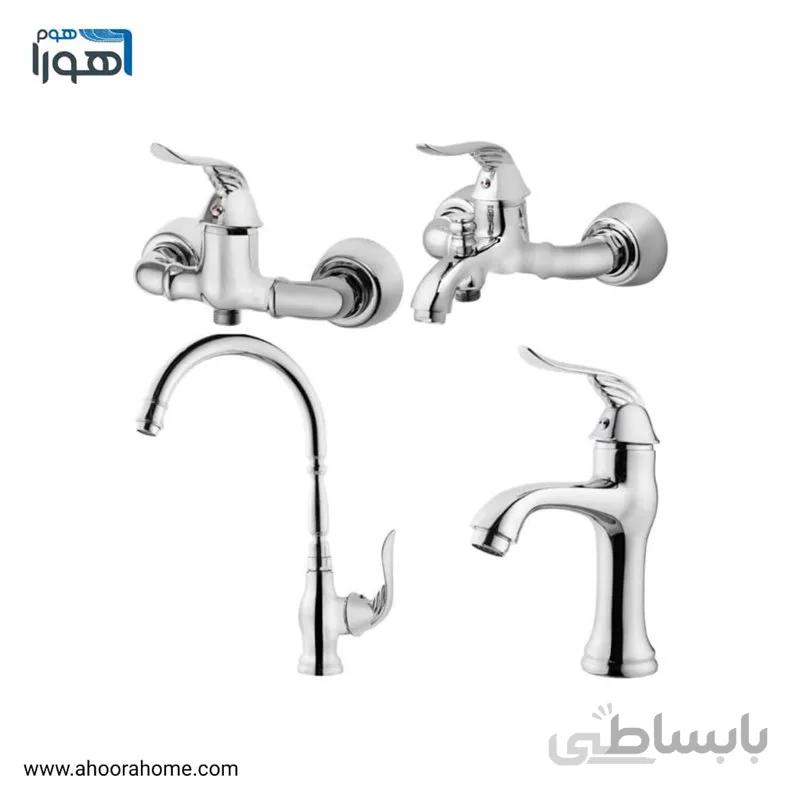 ست شیرآلات مدل صدف کروم