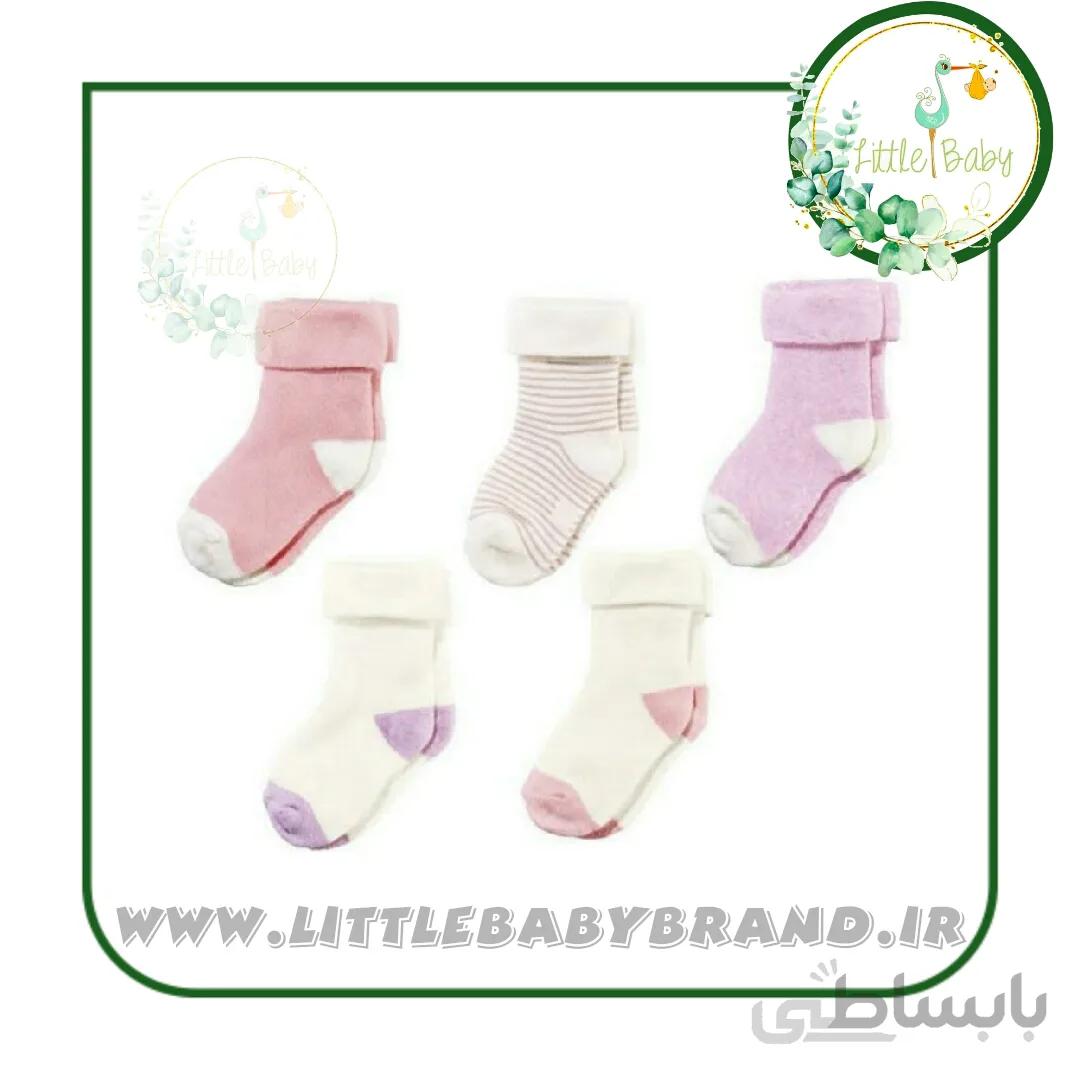 پک 5 عددی جوراب تو پنبه ای