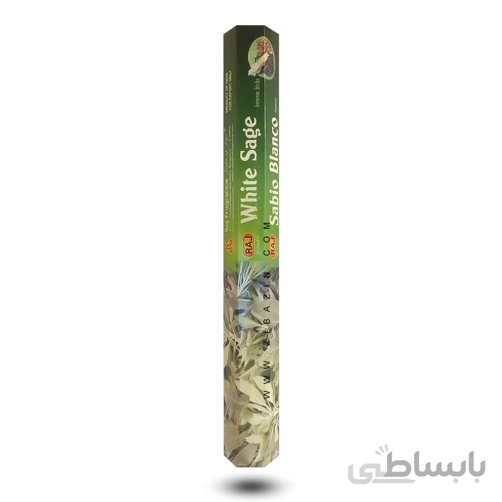 عود شاخه ای RAJ رایحه : white Sage