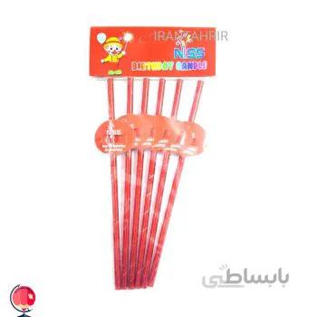 فشفشه سرد روی کیک قرمز