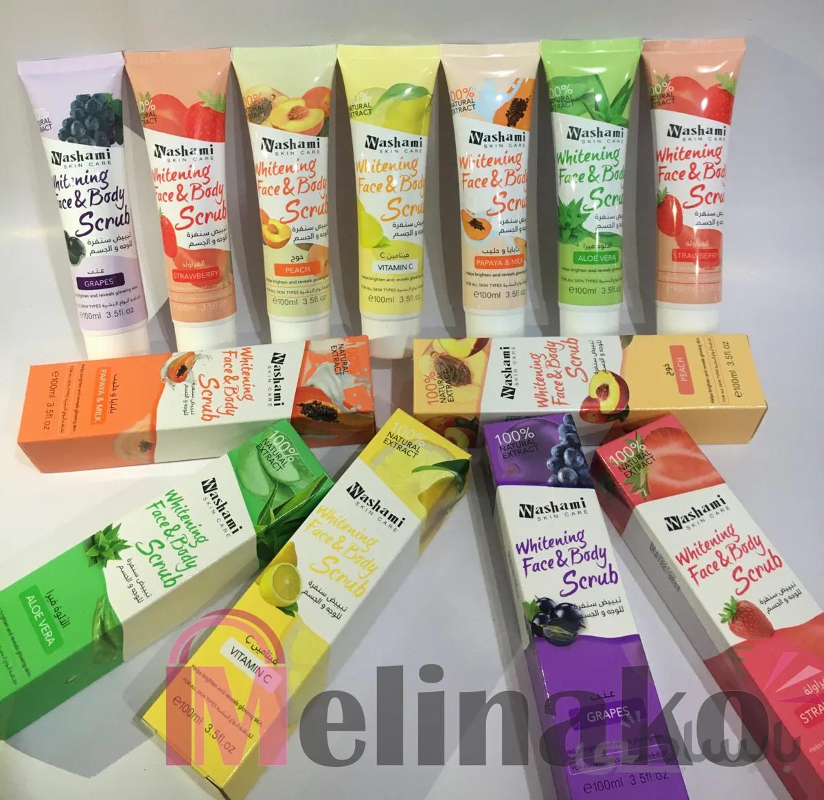 اسکراپ و لایه بردار صورت و بدن واشامی WASHAMI SCRUB